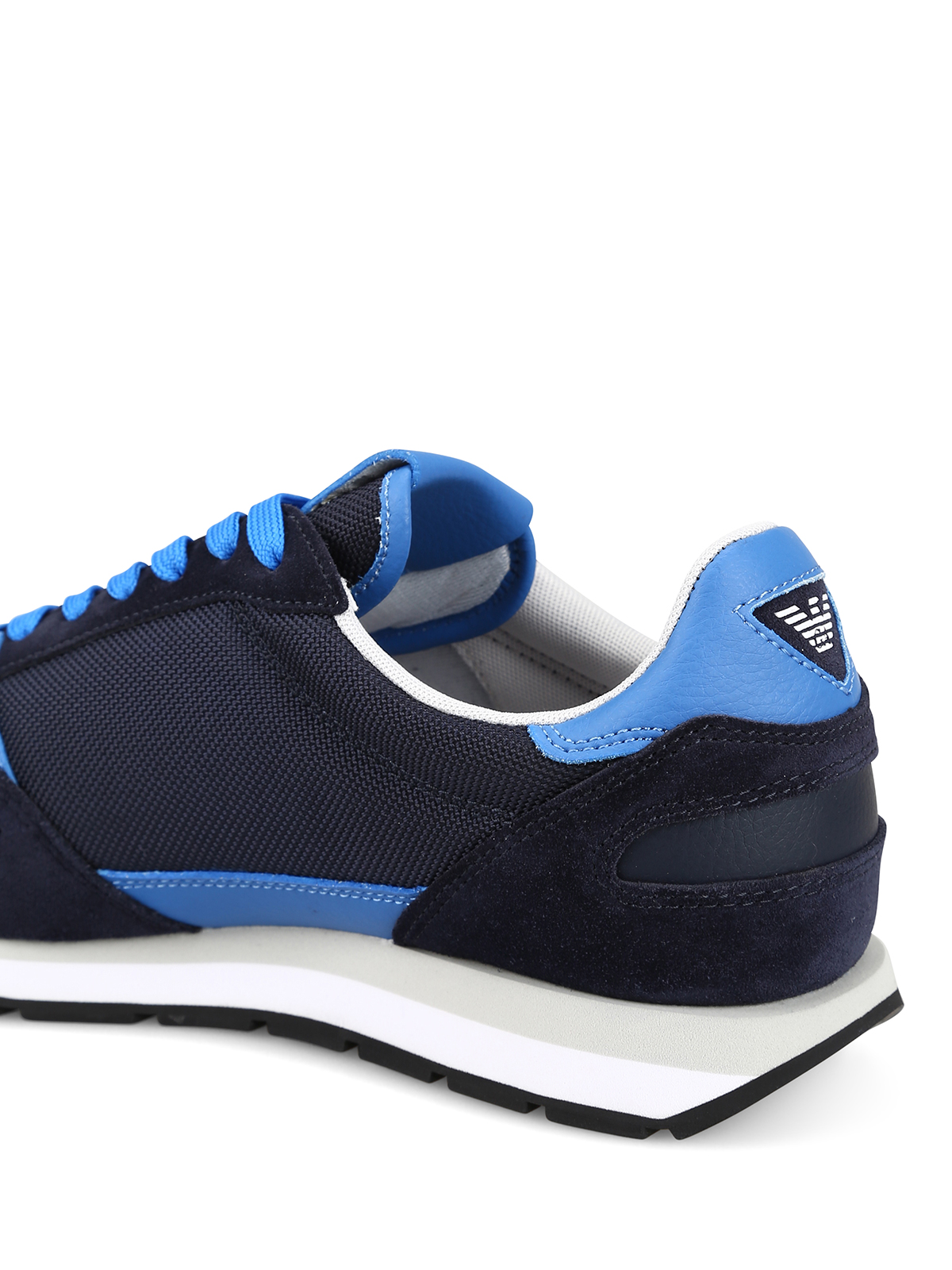 Emporio Armani Rubber Trainers in Dark Blue Blue Womens Shoes Trainers Low-top trainers 