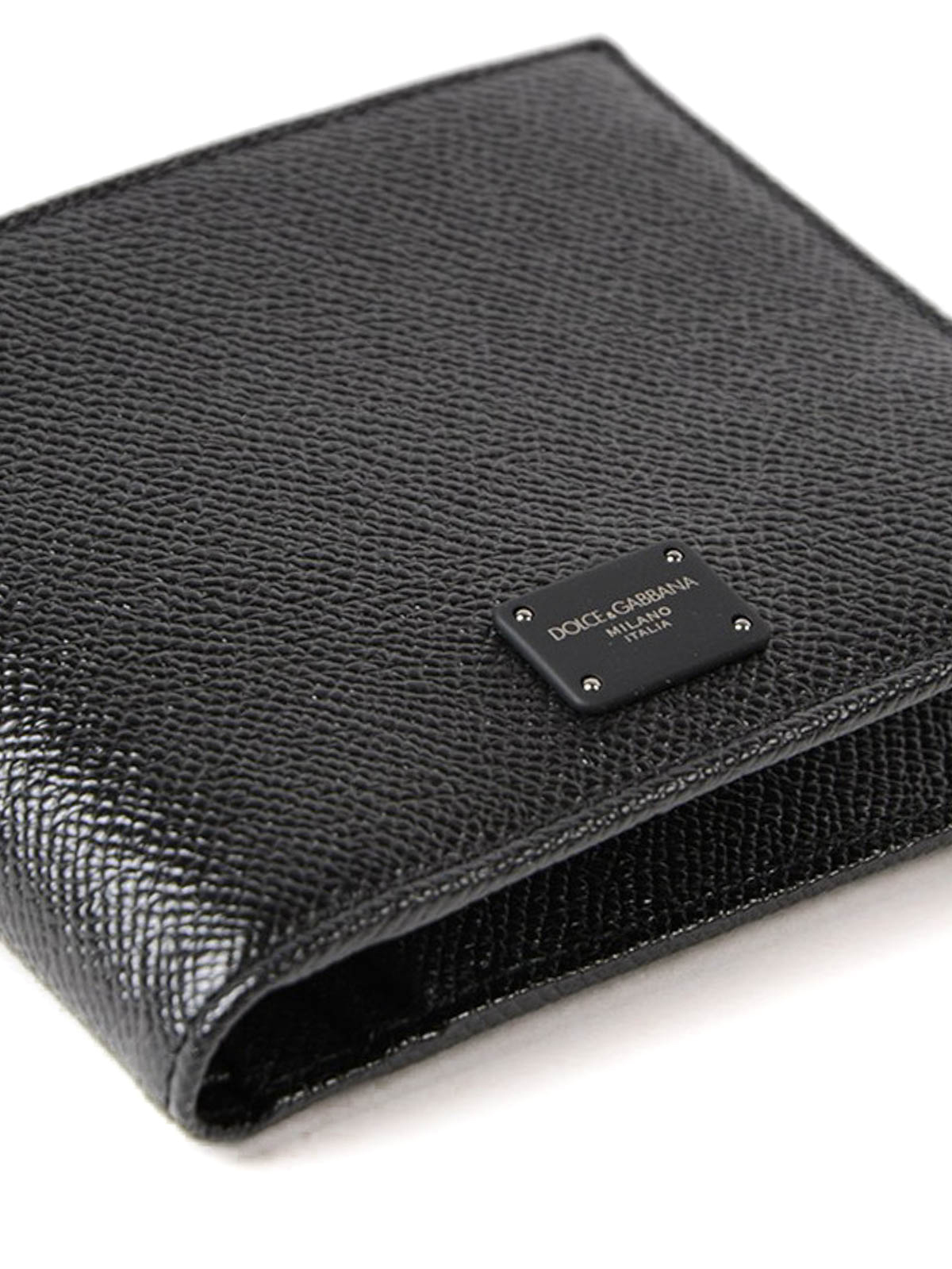 Dauphine leather bifold wallet 