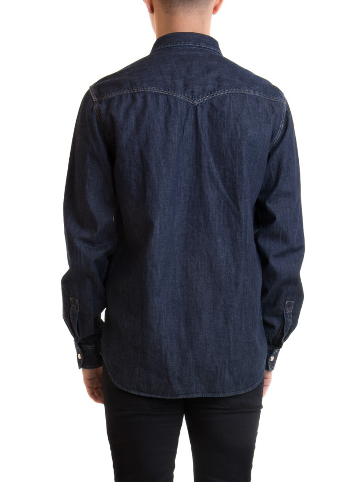 Havoc Mobiliseren Somber Shirts Versace Jeans Couture - Denim shirt - B1GUA66PAL93M904 | iKRIX.com