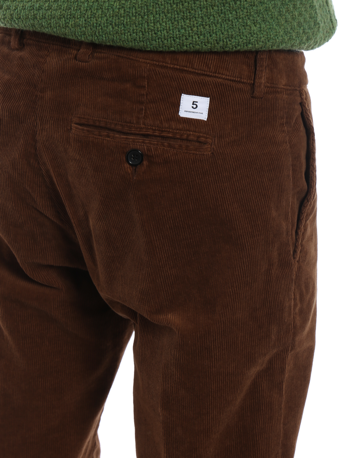 Casual trousers Department 5 - Mike camel corduroy trousers ...