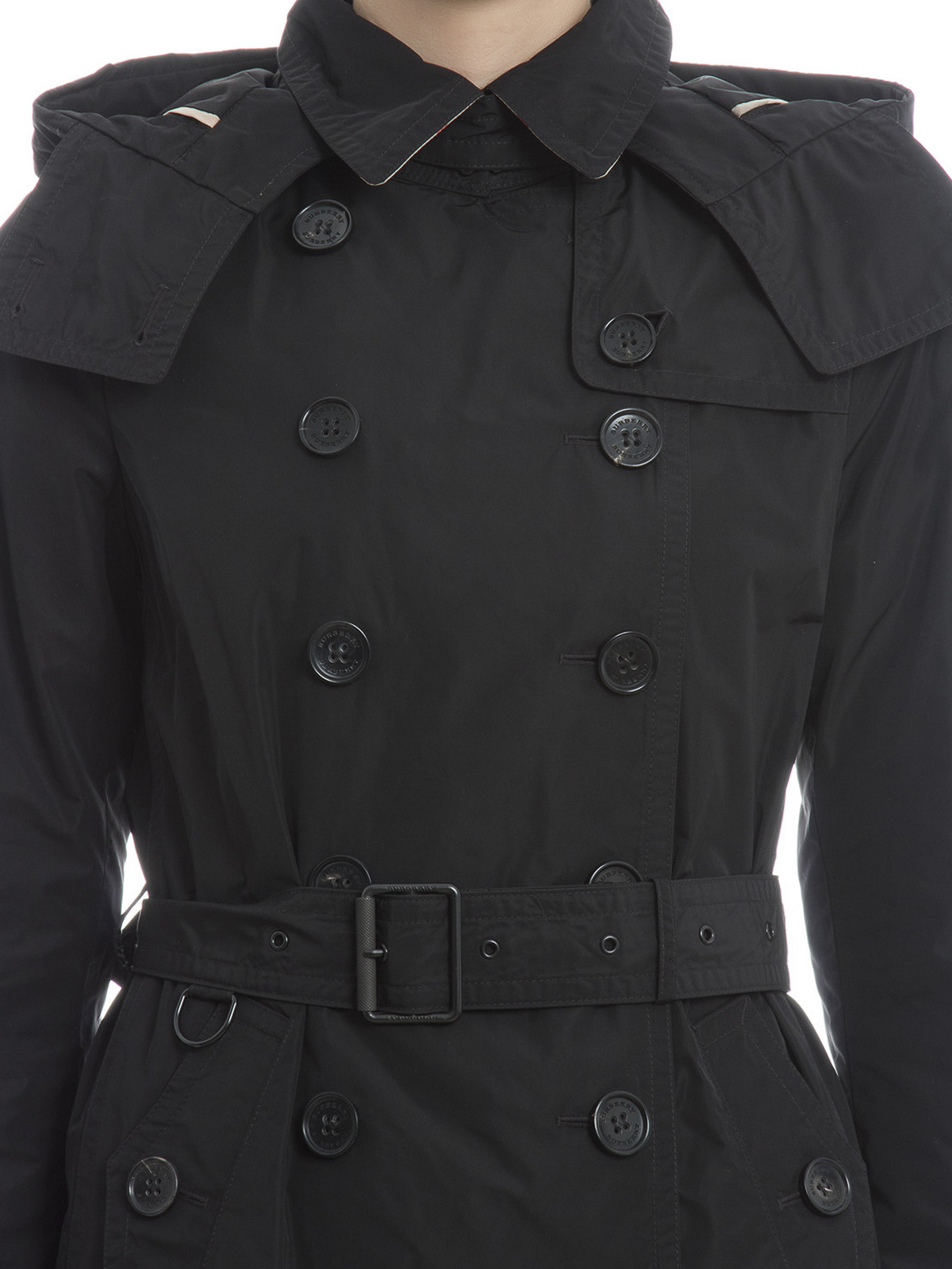 Trench coats Burberry - Detachable hood taffeta trench - 3976241