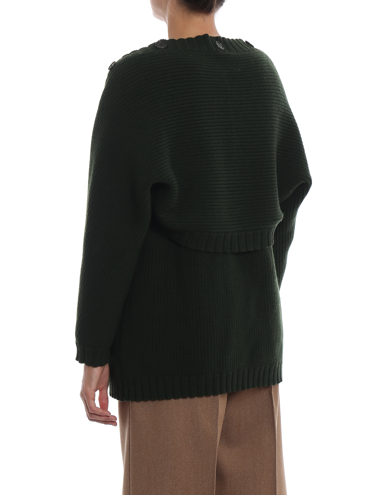 Cardigans Alberta Ferretti - Detachable sleeves wool cardigan A093266000440