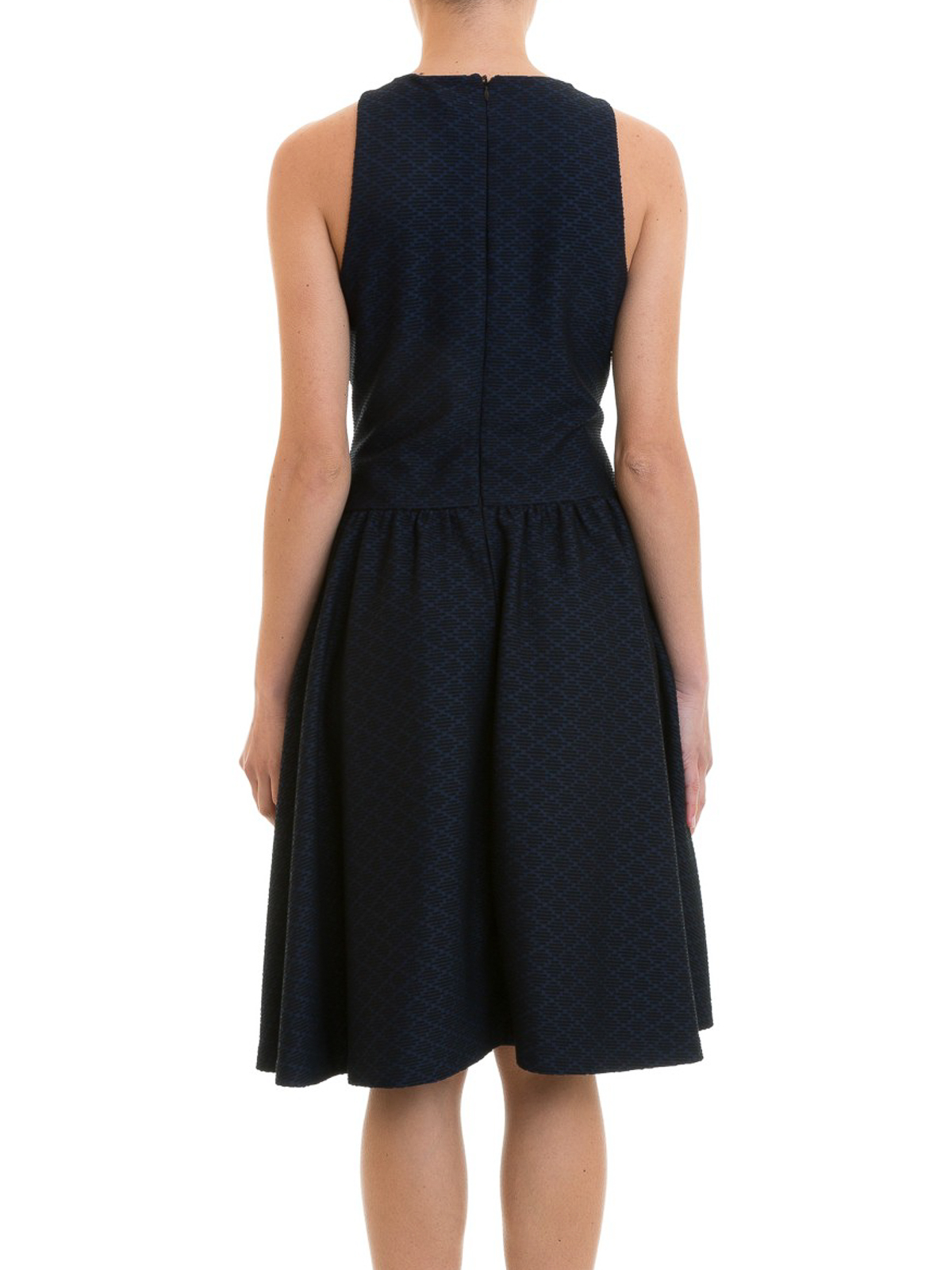 Cocktail Robe Bleu Armani Foncé Emporio De iTkOZPXu