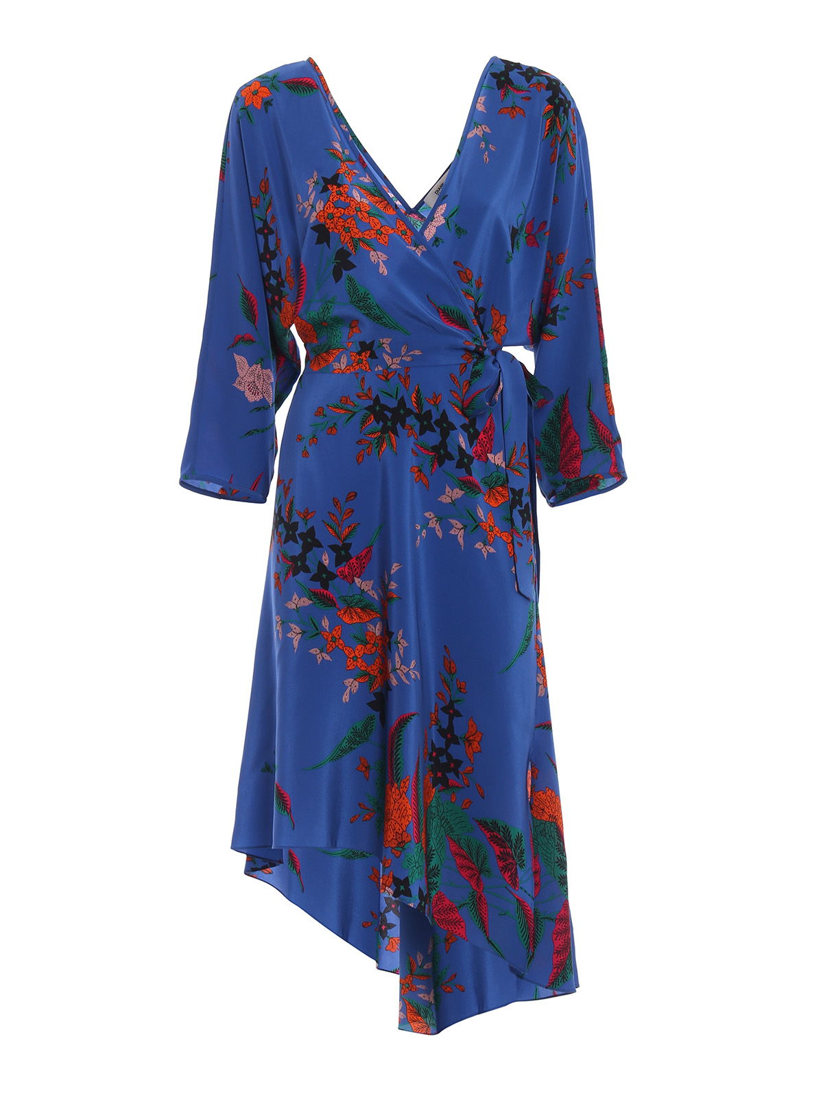 Cocktail dresses Diane Von Furstenberg - Printed silk wrap-around dress - 11473DVFCMDCV