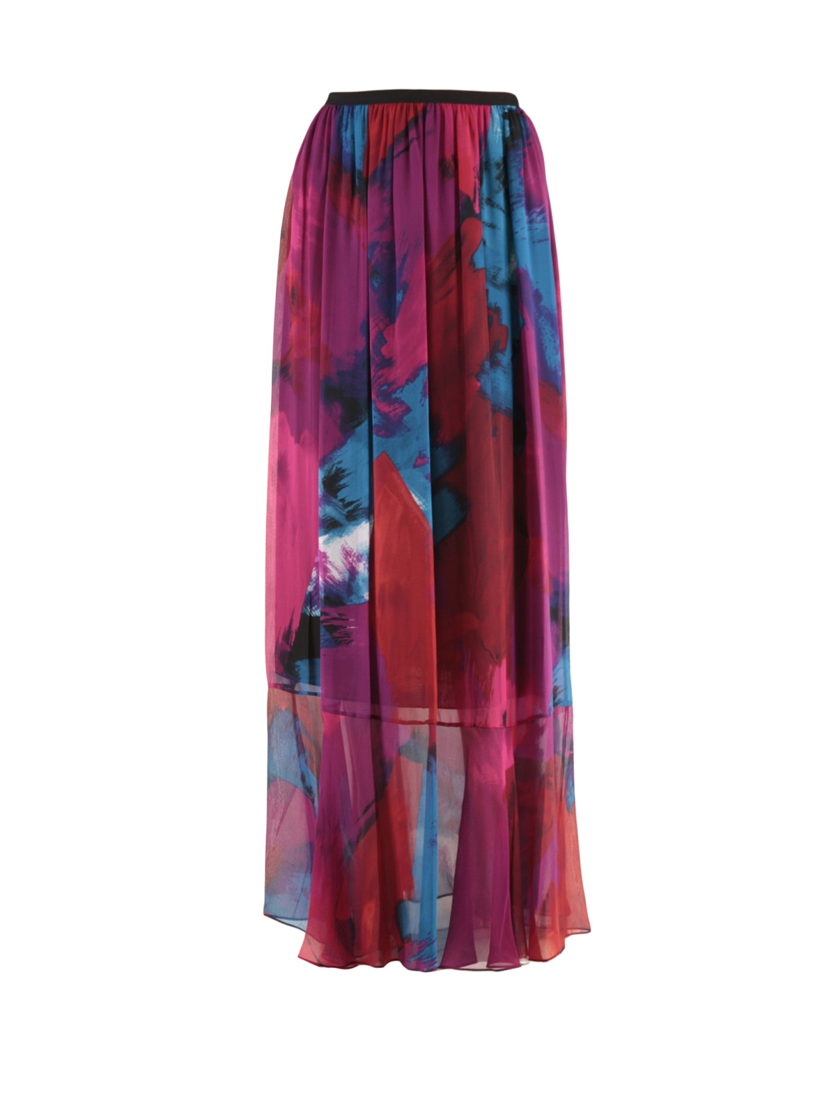 Long skirts Diane Von Furstenberg - Danica patterned silk skirt ...