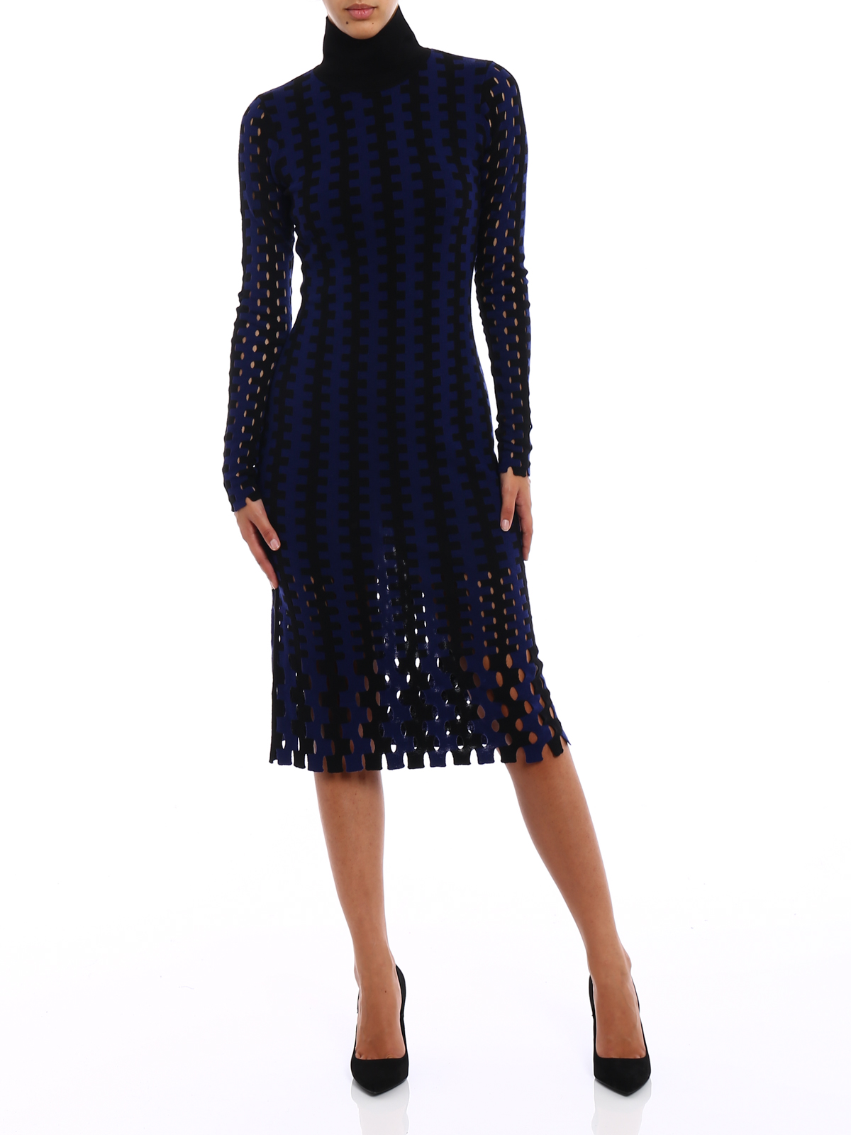 Knee length dresses Diane Von Furstenberg - Intarsia knit 