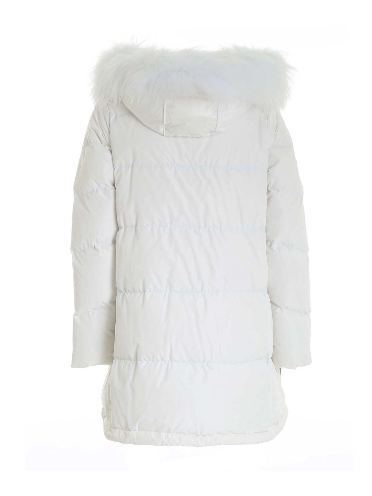 Padded coats Diego M - Quilted down jacket in white - 20IML8120TM803801