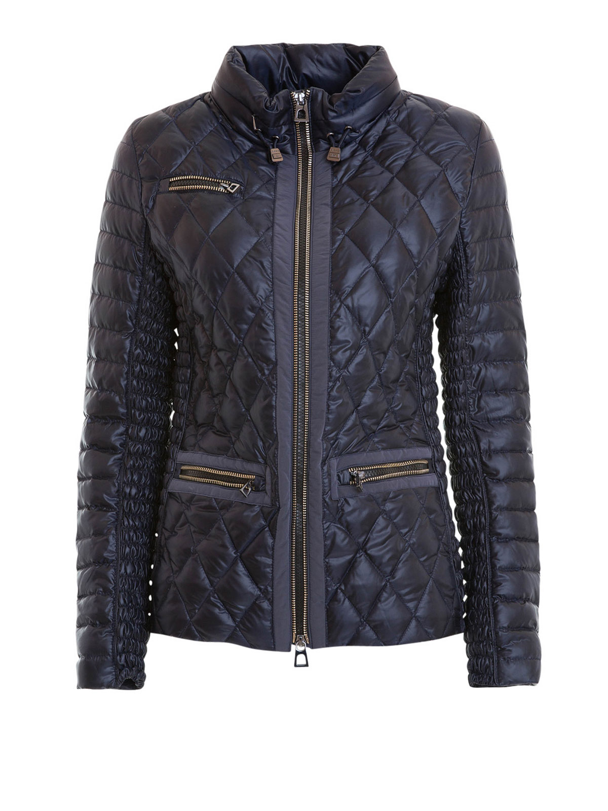 fitted quilted jacket