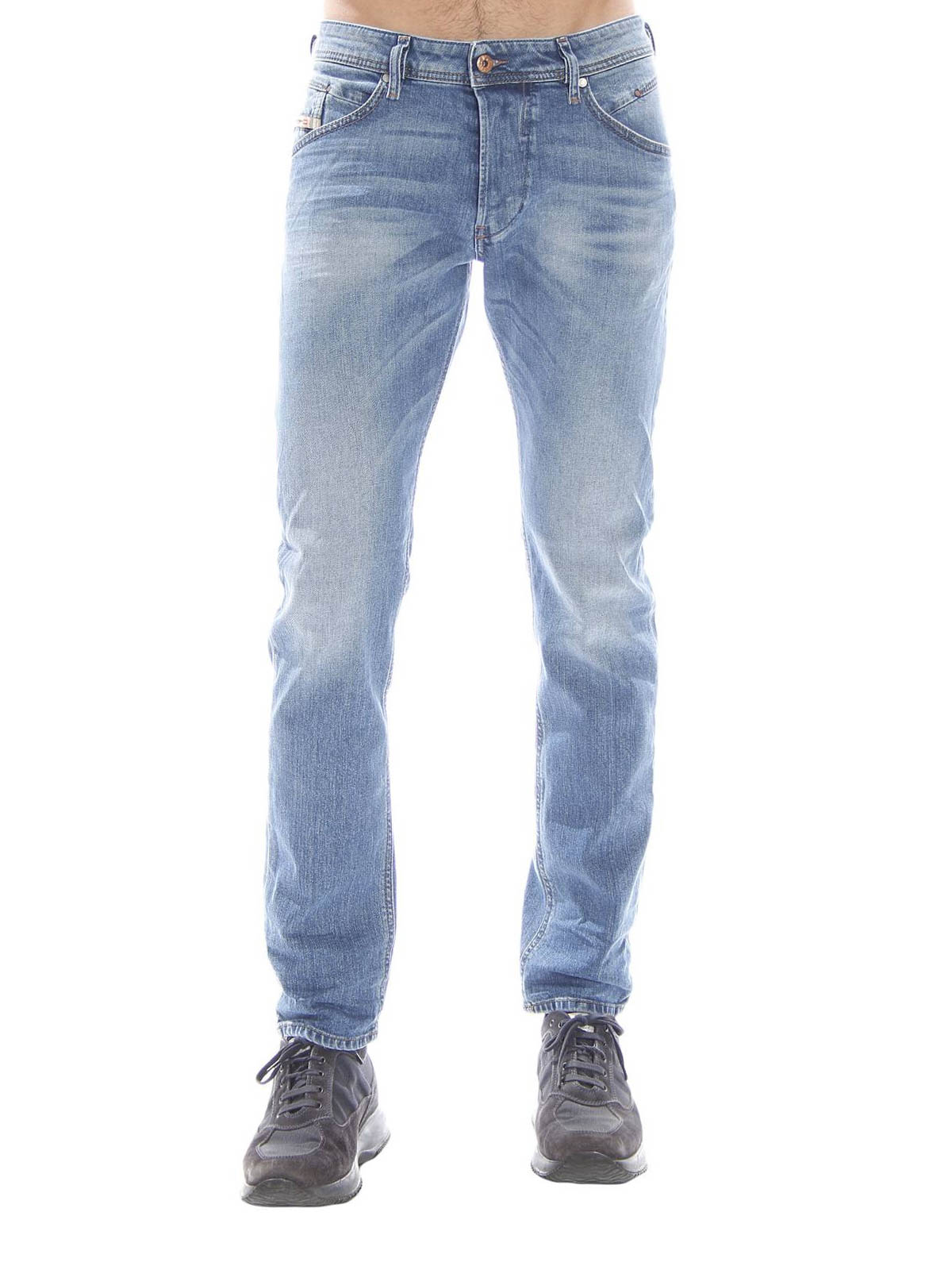 straight leg tapered jeans