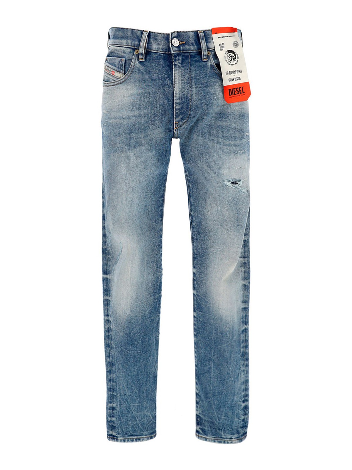 Diesel - Straight leg faded jeans - straight leg jeans - A02221009MW01