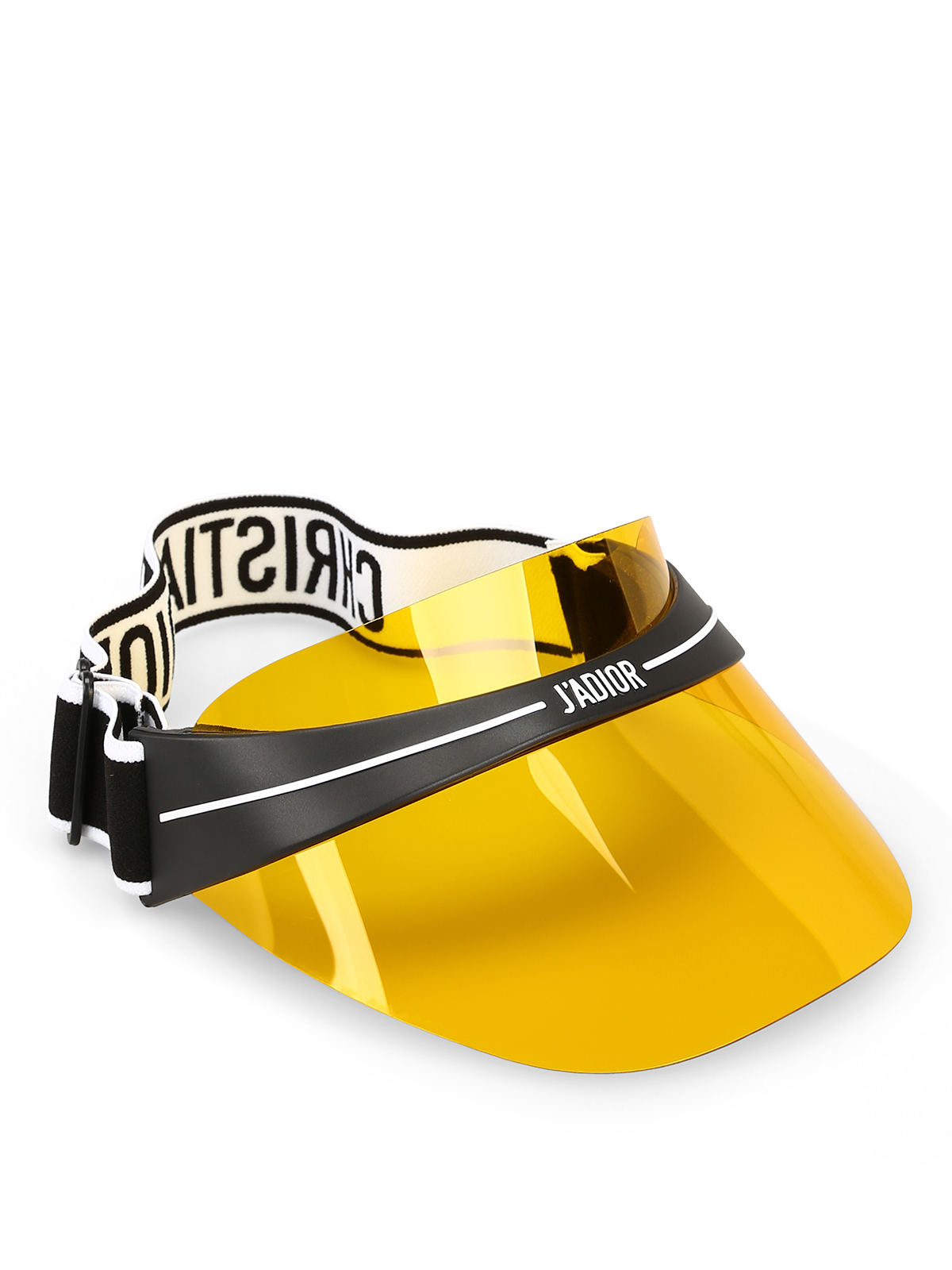 christian dior yellow visor