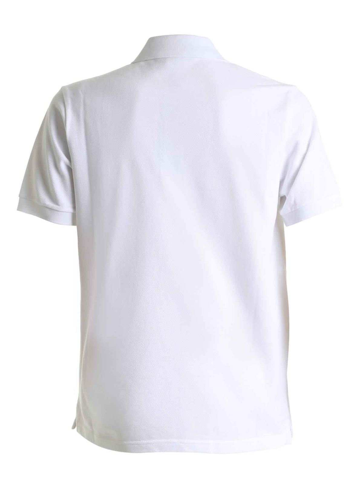 Dior - Dior and Shawn polo shirt in white - polo shirts - 033J806D0455080