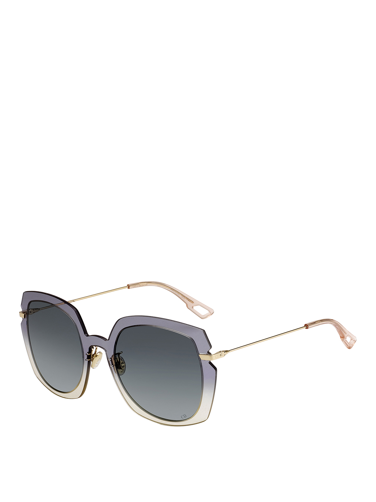 Dior Attitude1 Butterfly Sunglasses In Grey