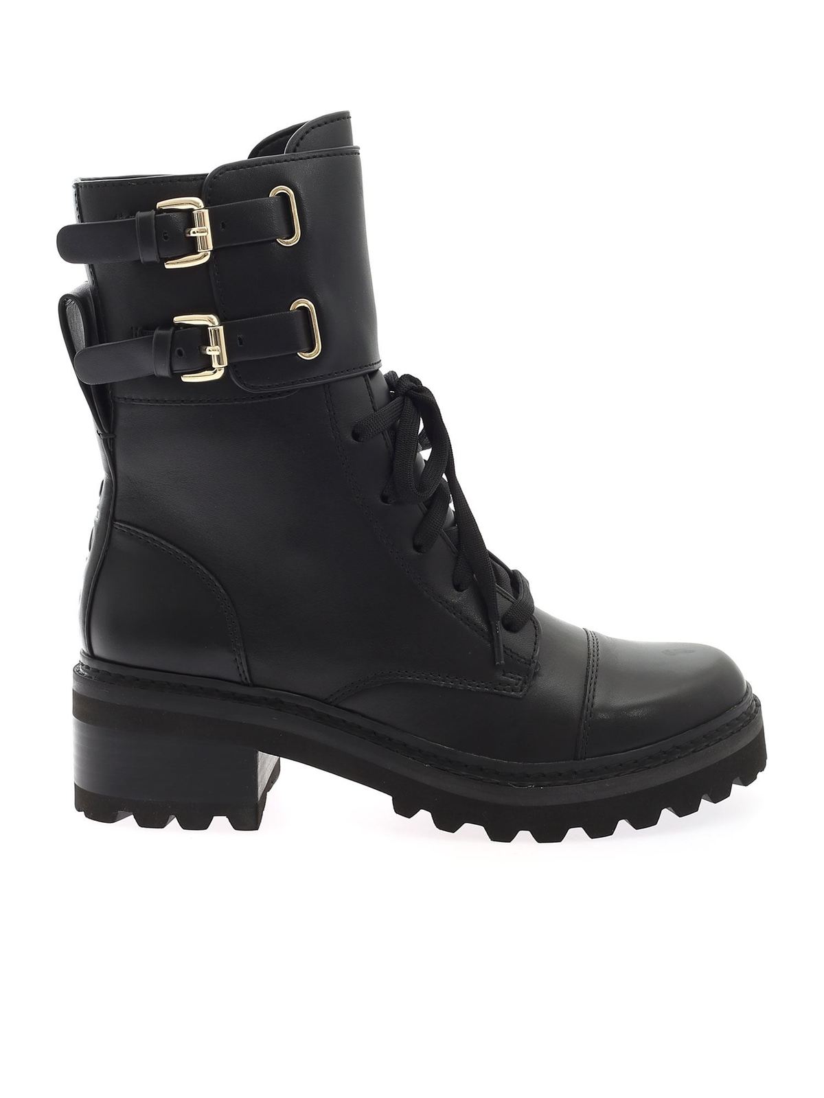 Dkny - Combat ankle boots in black - ankle boots ...