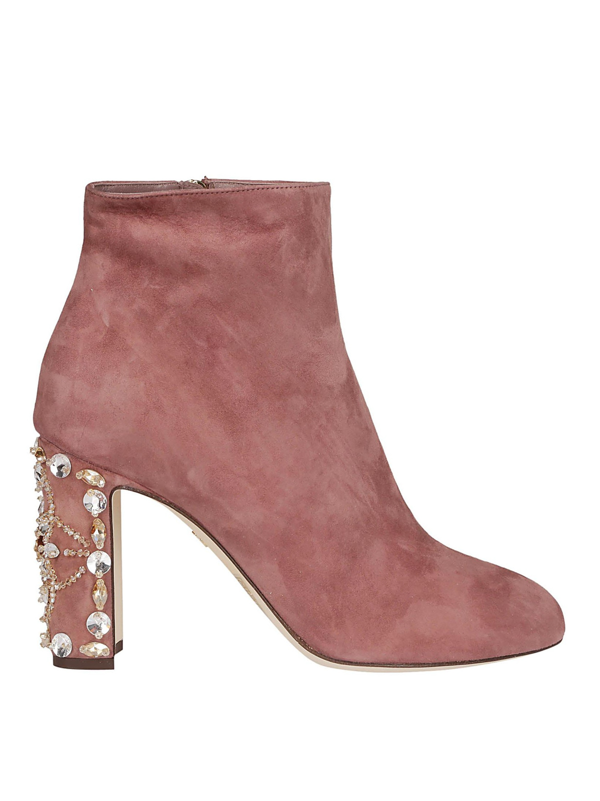 pink dolce and gabbana boots