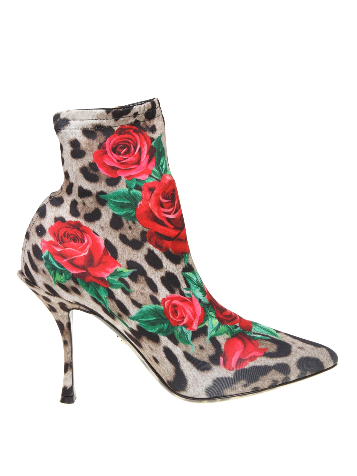 dolce and gabbana leopard print boots