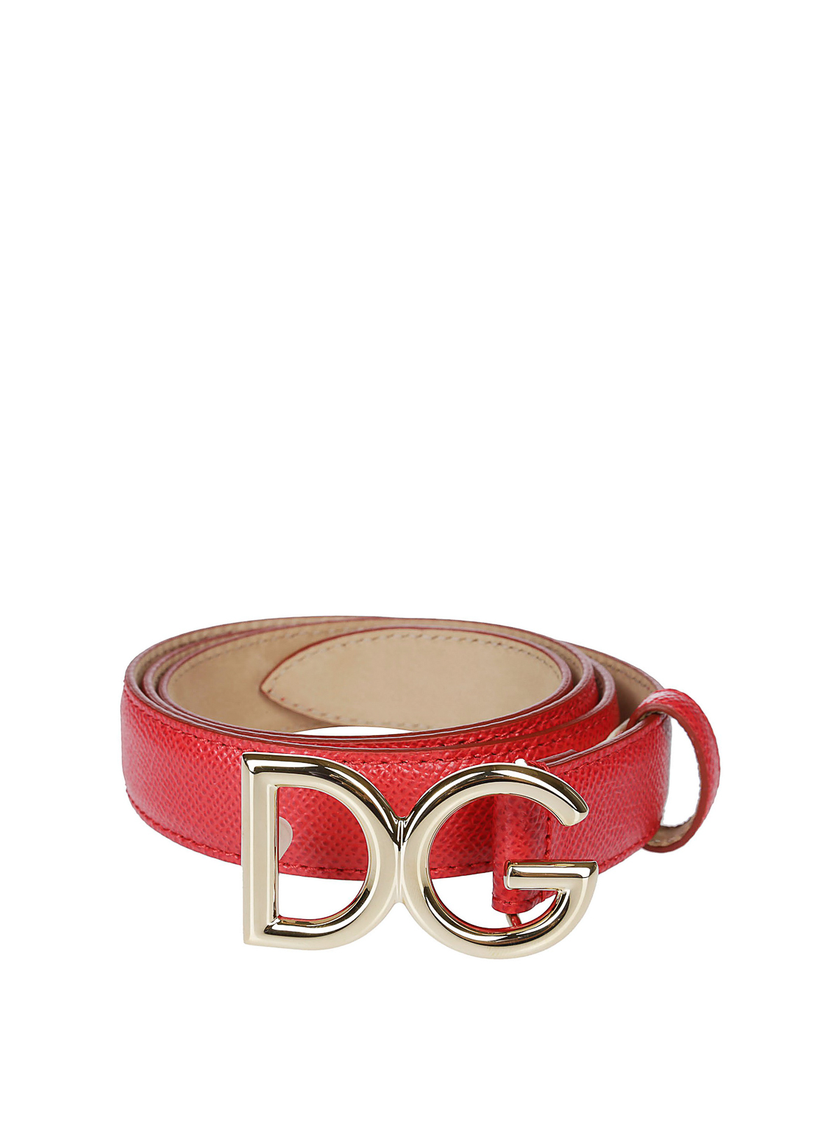 dolce and gabbana logo belt