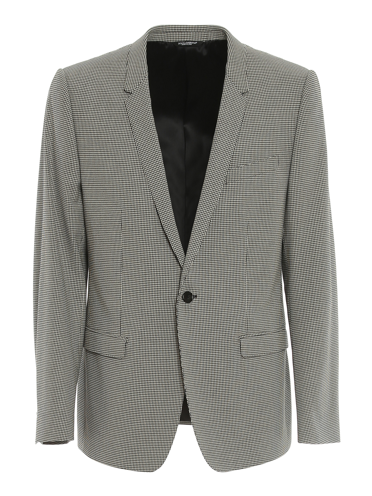 Blazers Dolce & Gabbana - Micro pied-de-poule cotton blazer ...