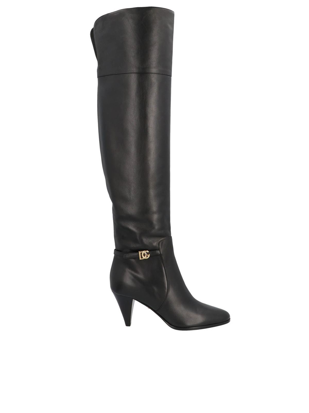 Dolce & Gabbana - DG Millennials boots in black - boots - CU0660AW69580999