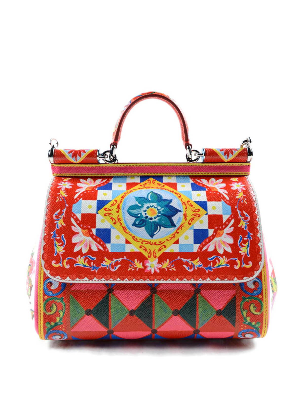 Bowling bags Dolce & Gabbana - Sicily Mambo print medium bag ...