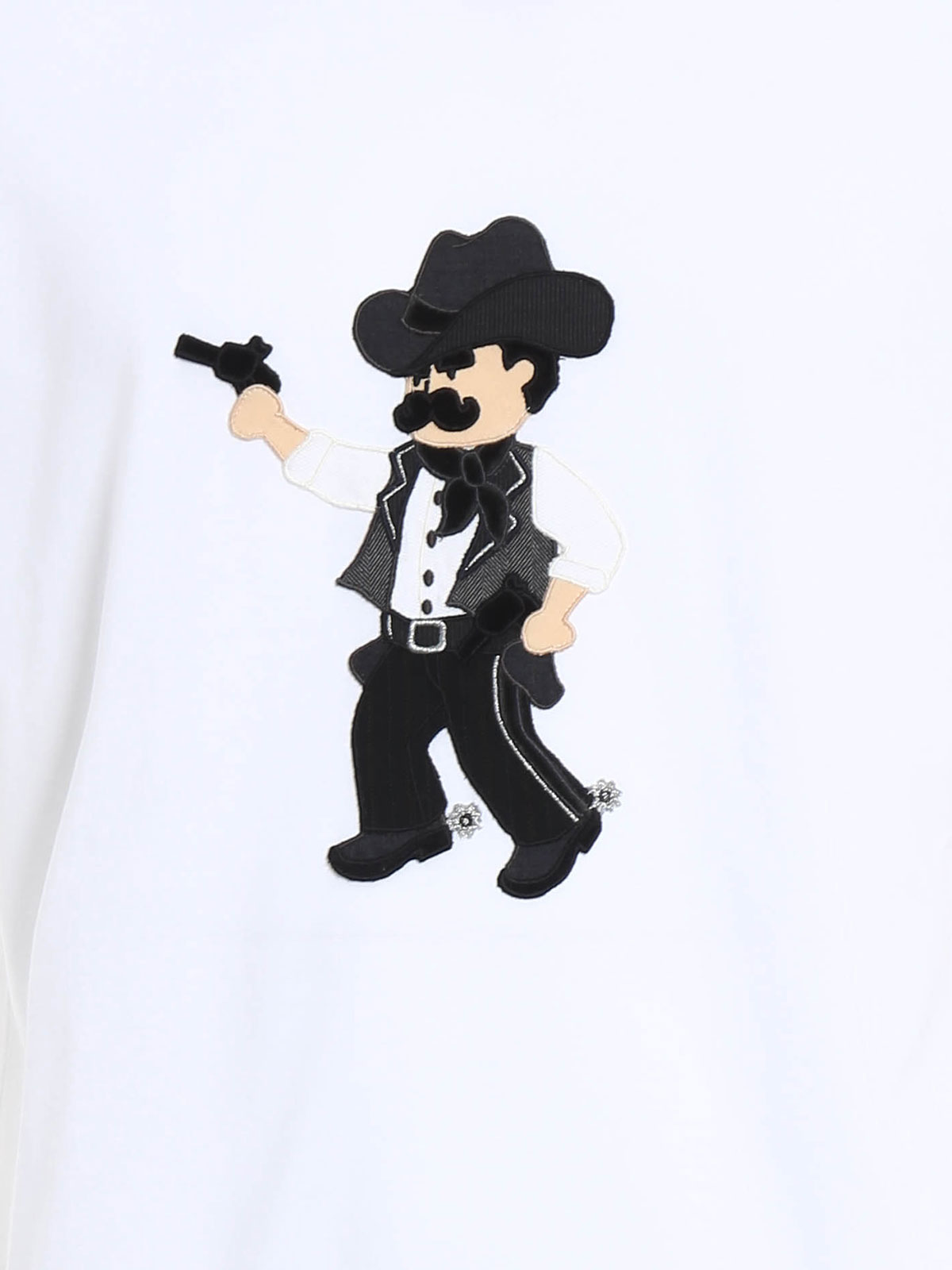 T-shirts Dolce & Gabbana - Cowboy patch t-shirt - G8GH2ZG7IEVW0800