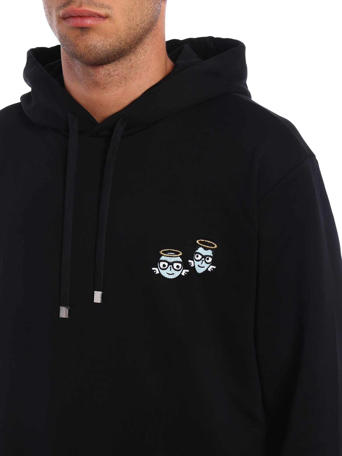 dgfamily embroidery cotton hoodie 
