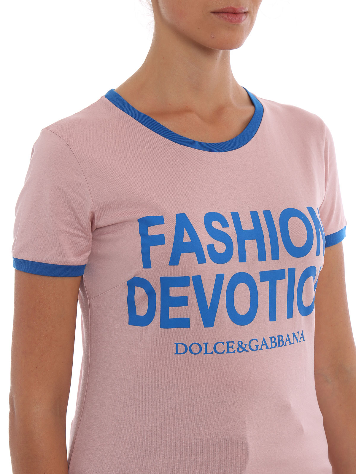 T-shirts Dolce & Gabbana - Fashion Devotion T-shirt - F8H32TG7QRXF0662
