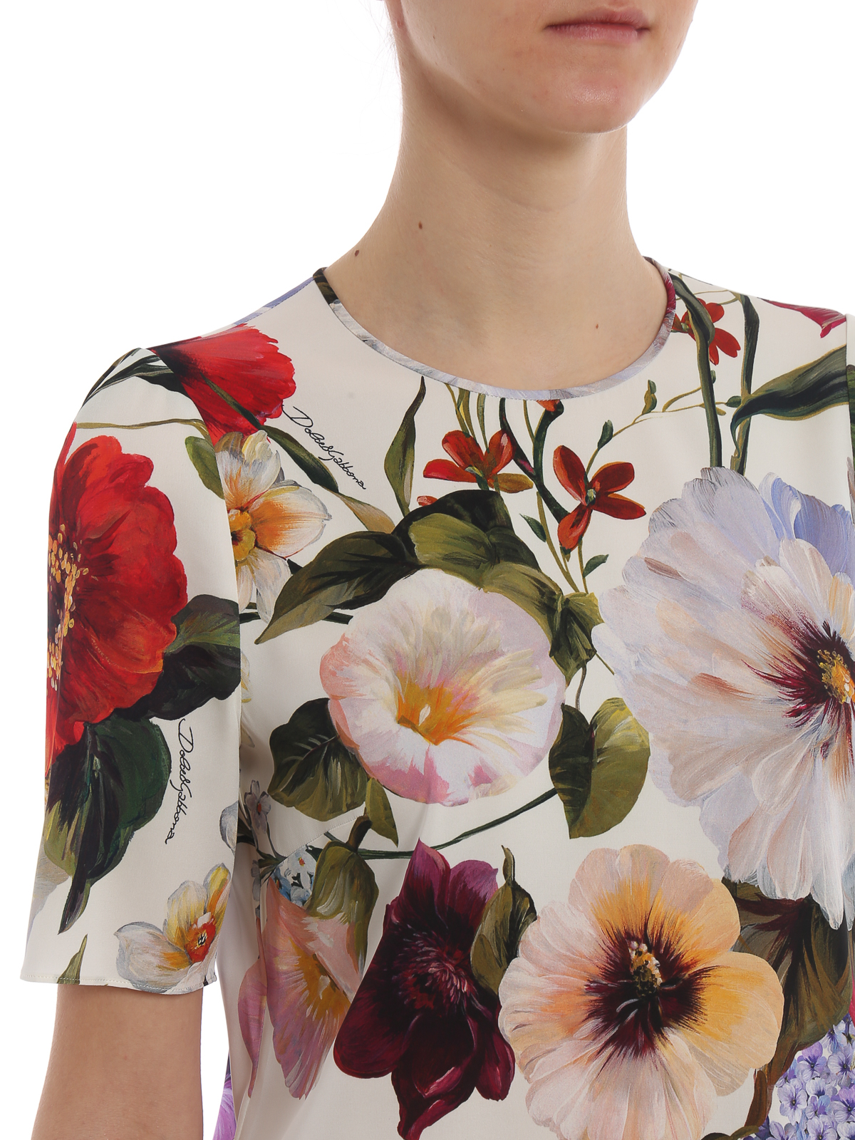 dolce and gabbana floral blouse