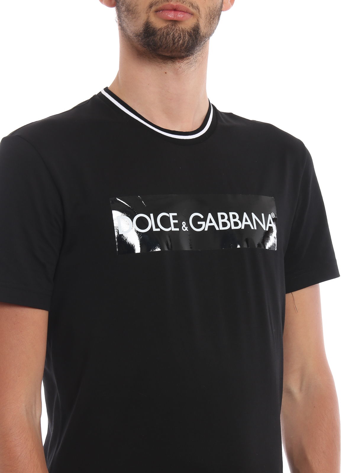 dolce and gabbana tape t shirt