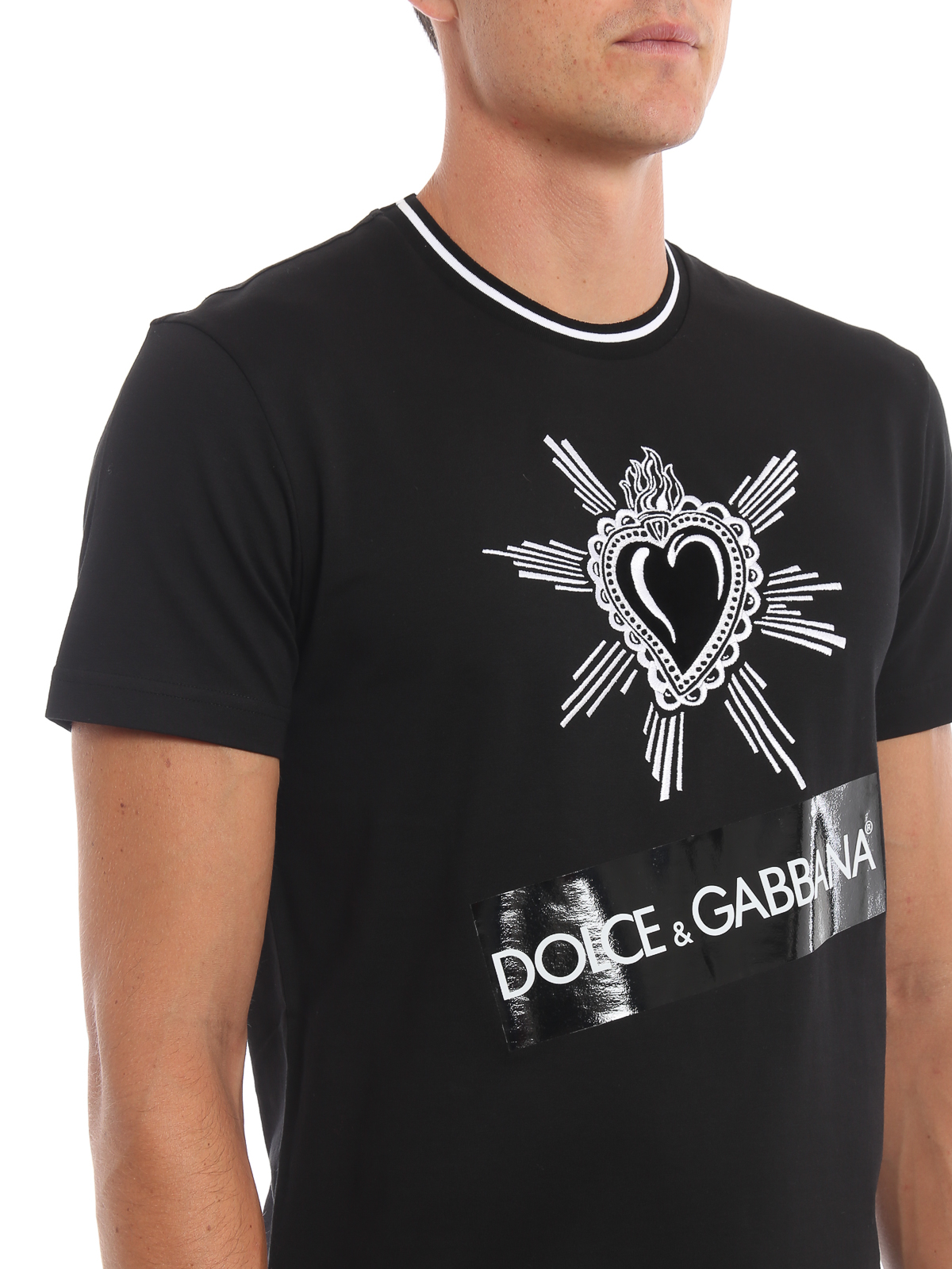 dolce and gabbana heart t shirt