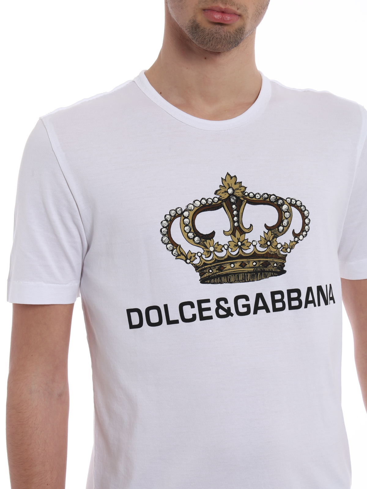 dolce and gabbana crown t shirt