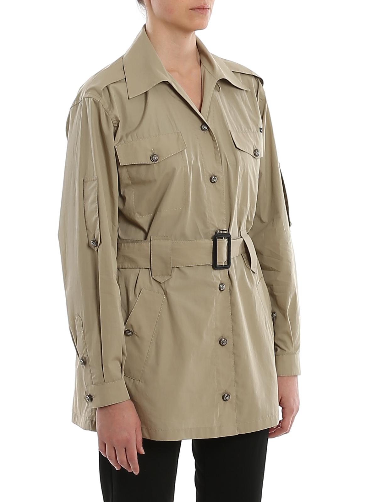 poplin safari shirt