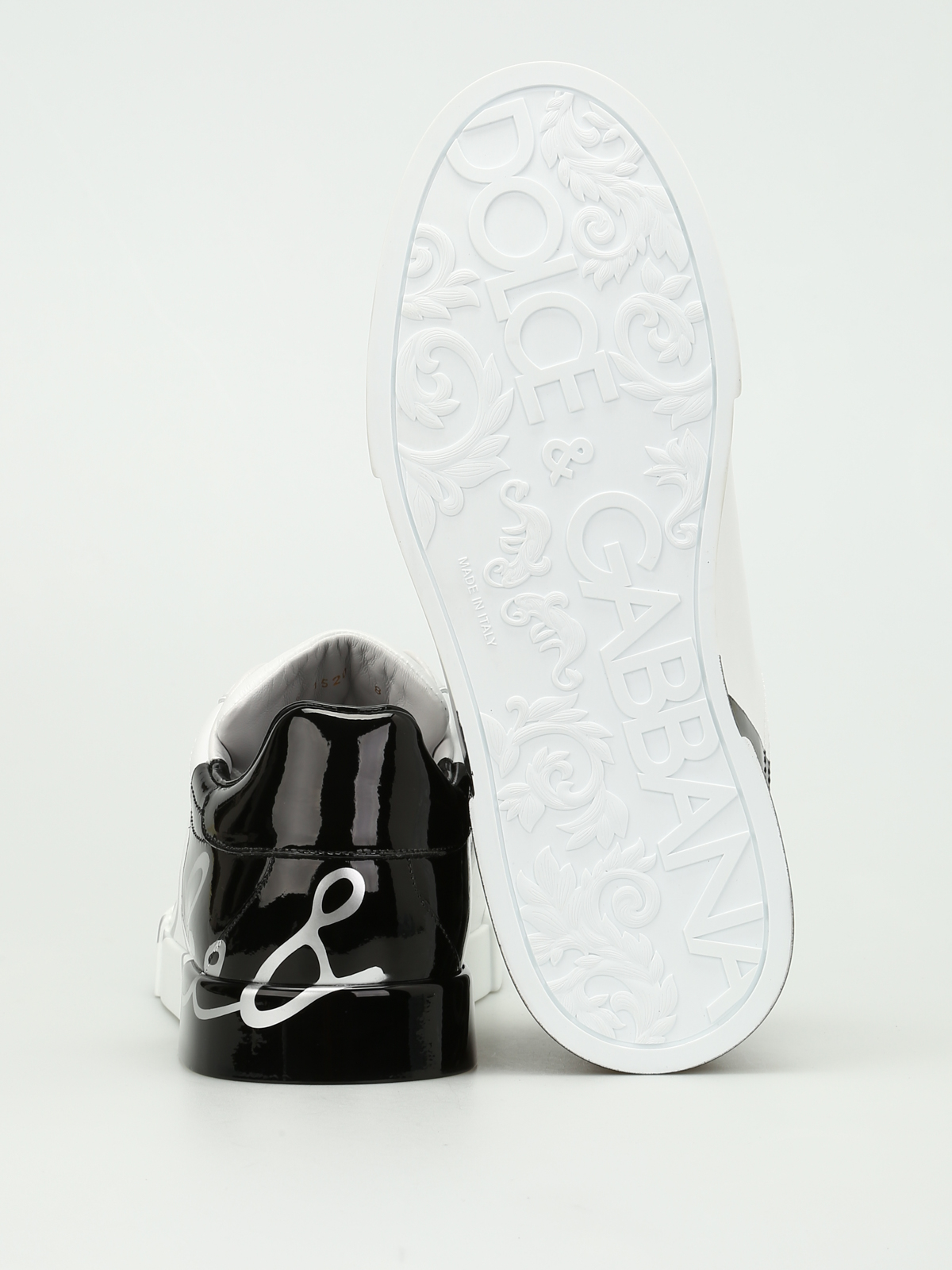 portofino sneakers in leather and patent