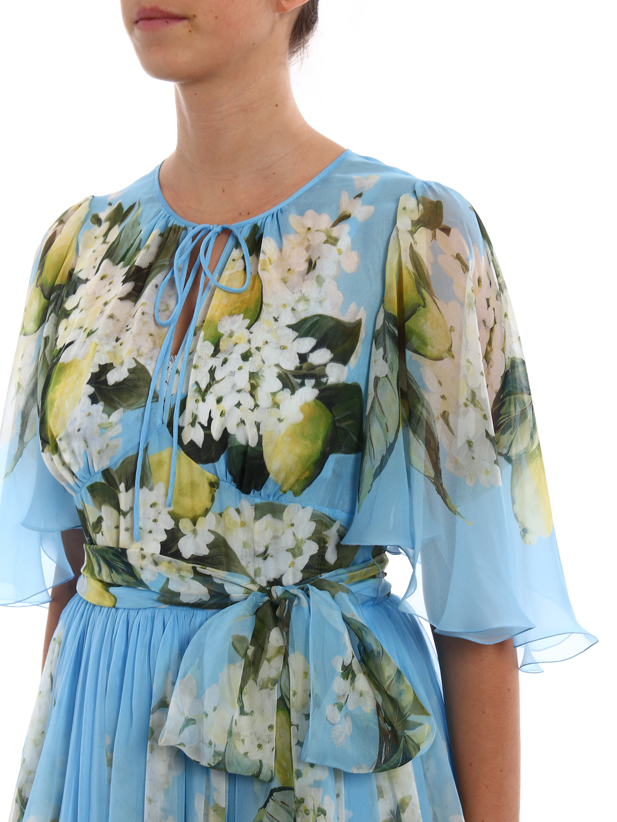 Maxi dresses Dolce & Gabbana - Romantic floral silk maxi dress 