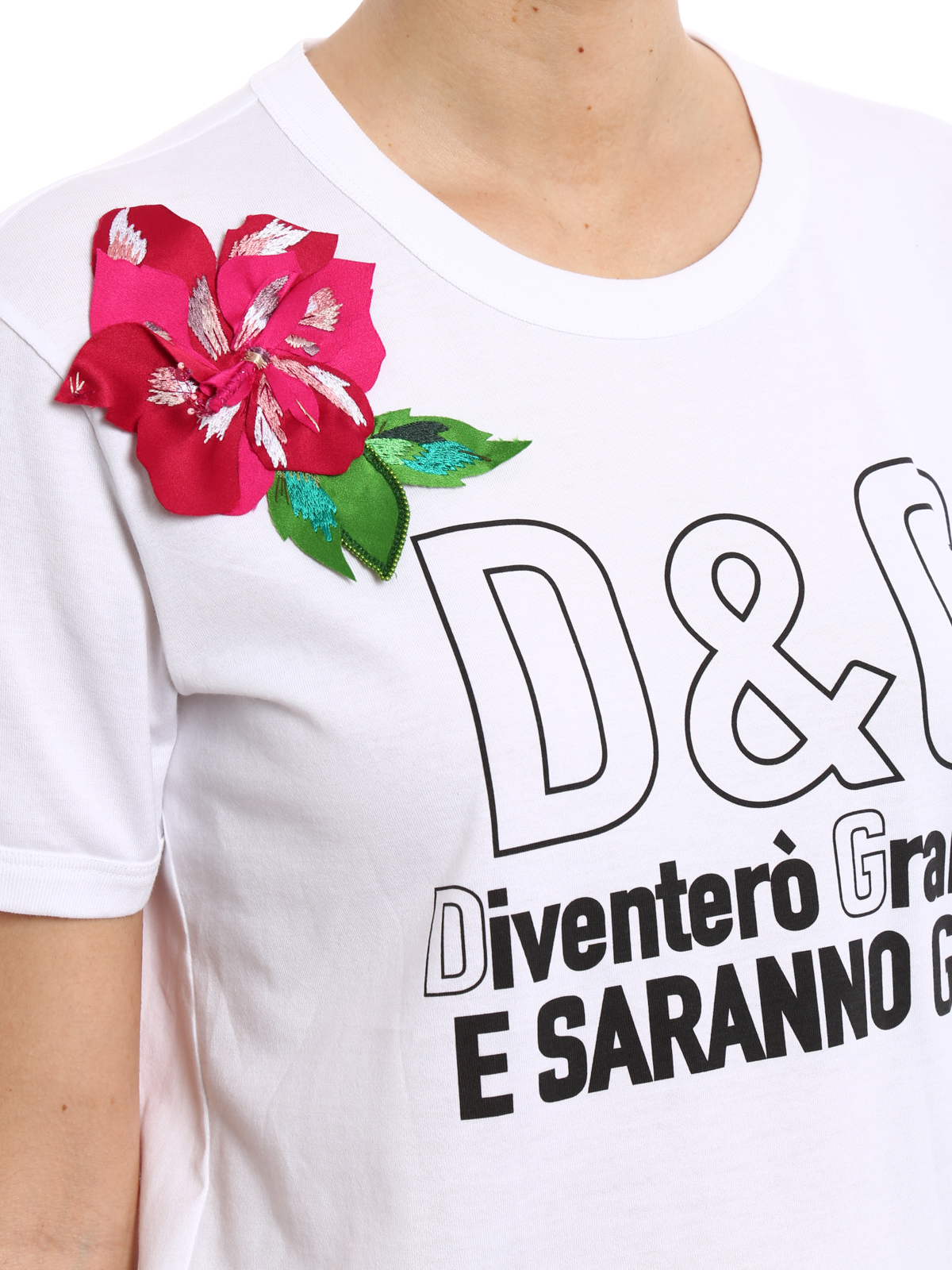 Dolce Gabbana - Camiseta Para Mujer F8I81ZHP7LEHWB33