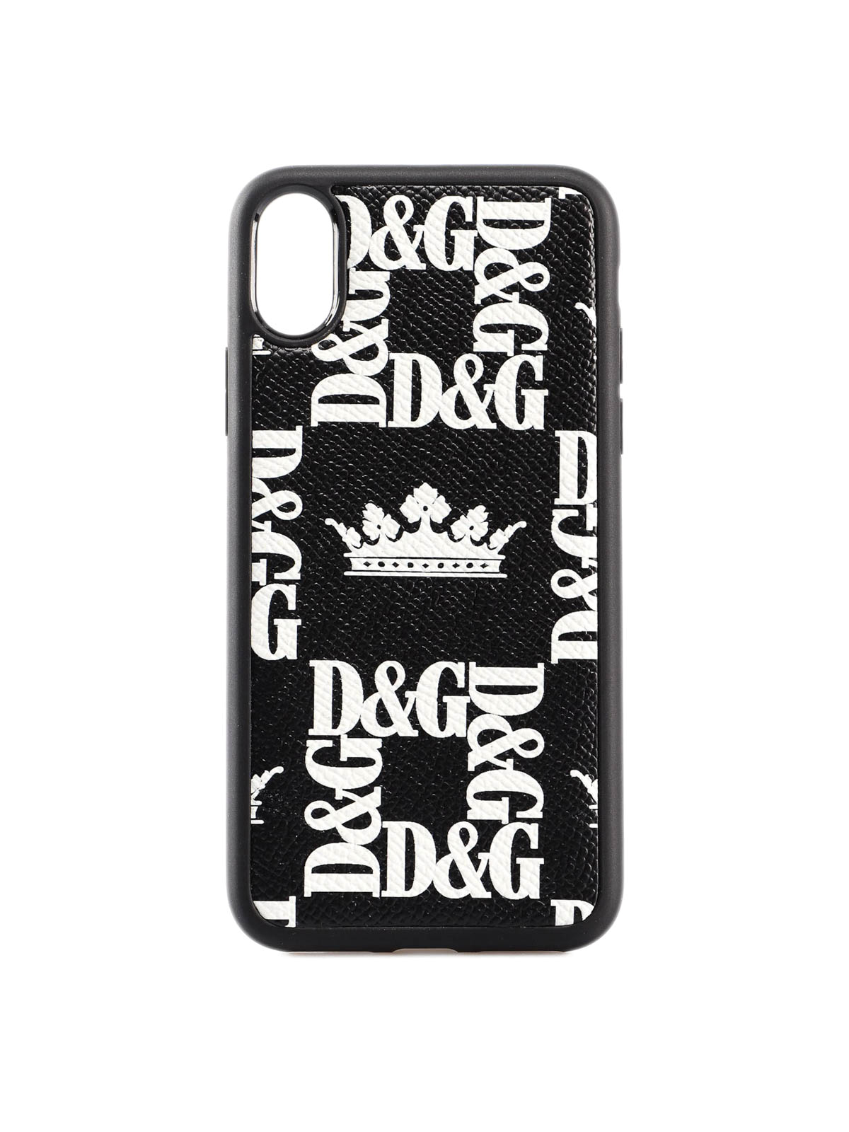 Cases & Covers Dolce & Gabbana - All over logo lettering iPhone X case -  BP2408AK443HNY47