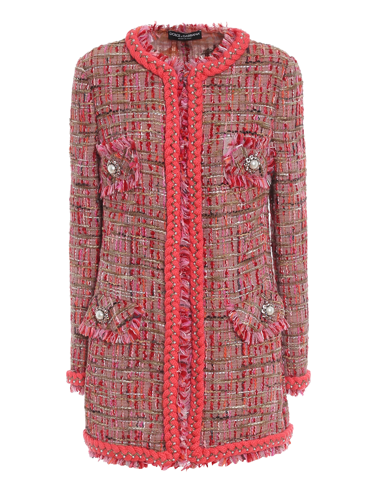 Casual jackets Dolce & Gabbana - Tweed jacket - F26AKZFQMCJS8031