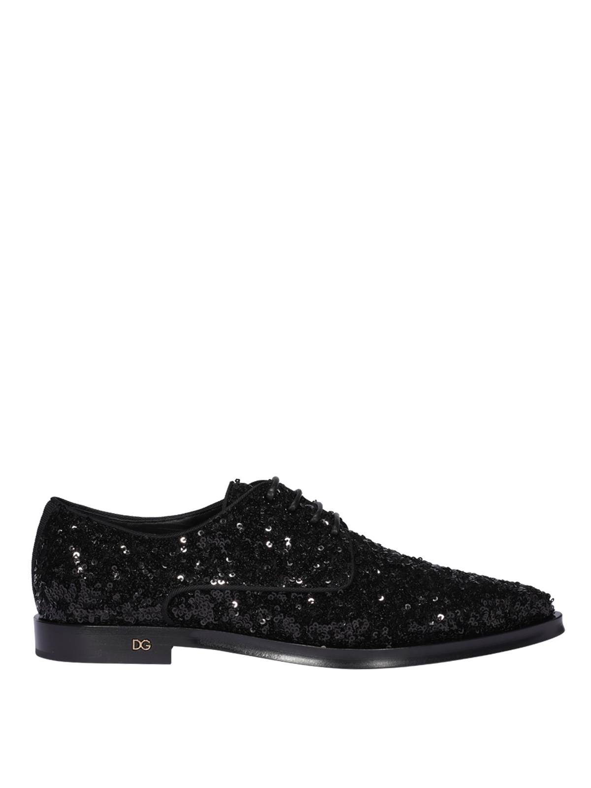 DOLCE & GABBANA SEQUINED DERBY SHOES