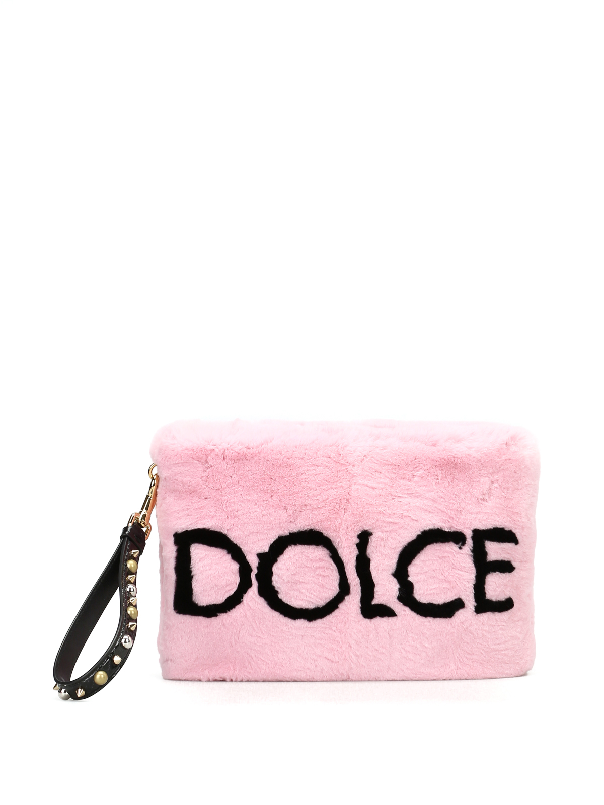 Dolce&Gabbana ラパンファー クラッチバッグ バッグ ピンク-