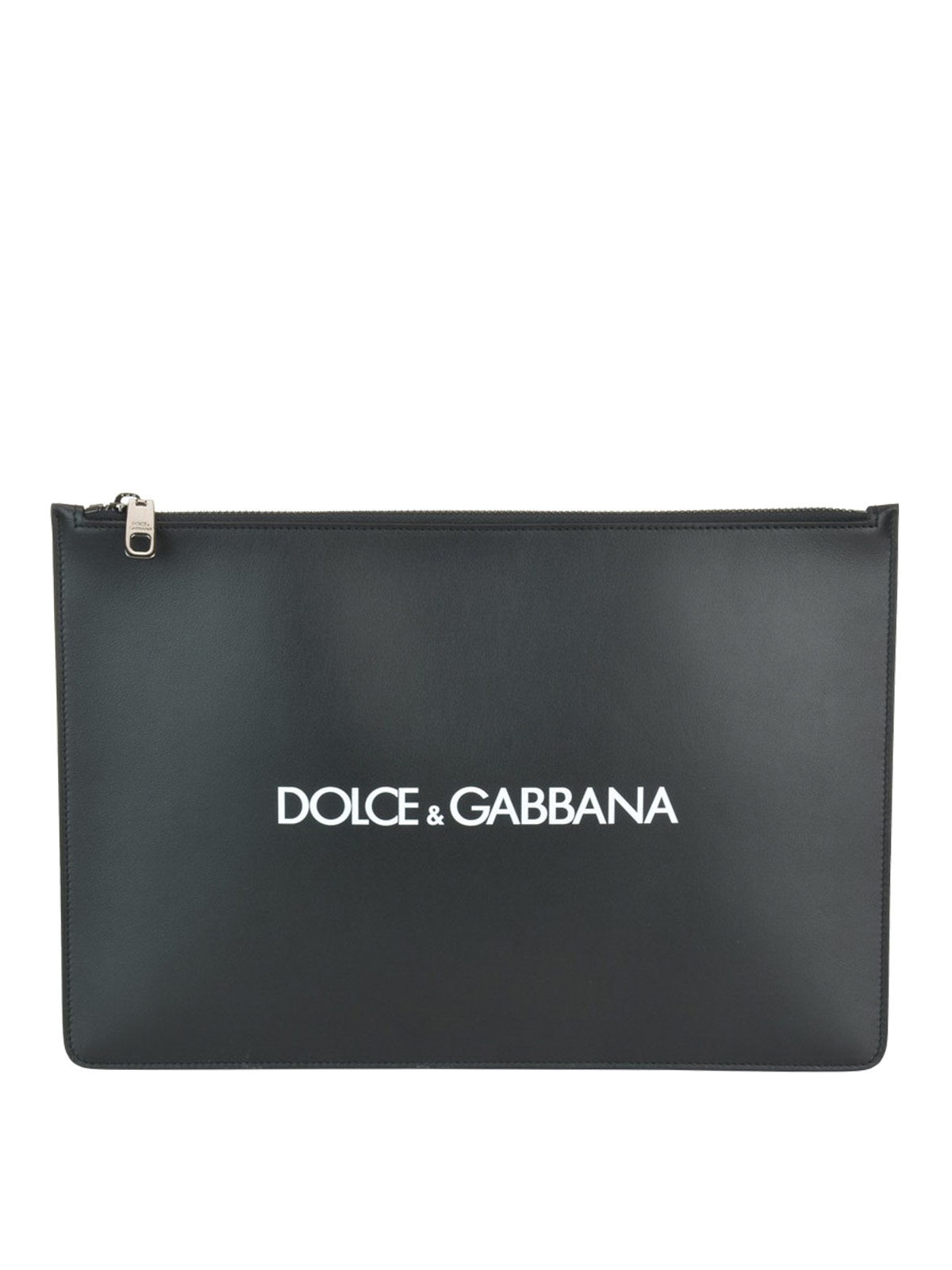 Dolce & Gabbana Logo print leather clutch clutches BP2182AA062HNI43