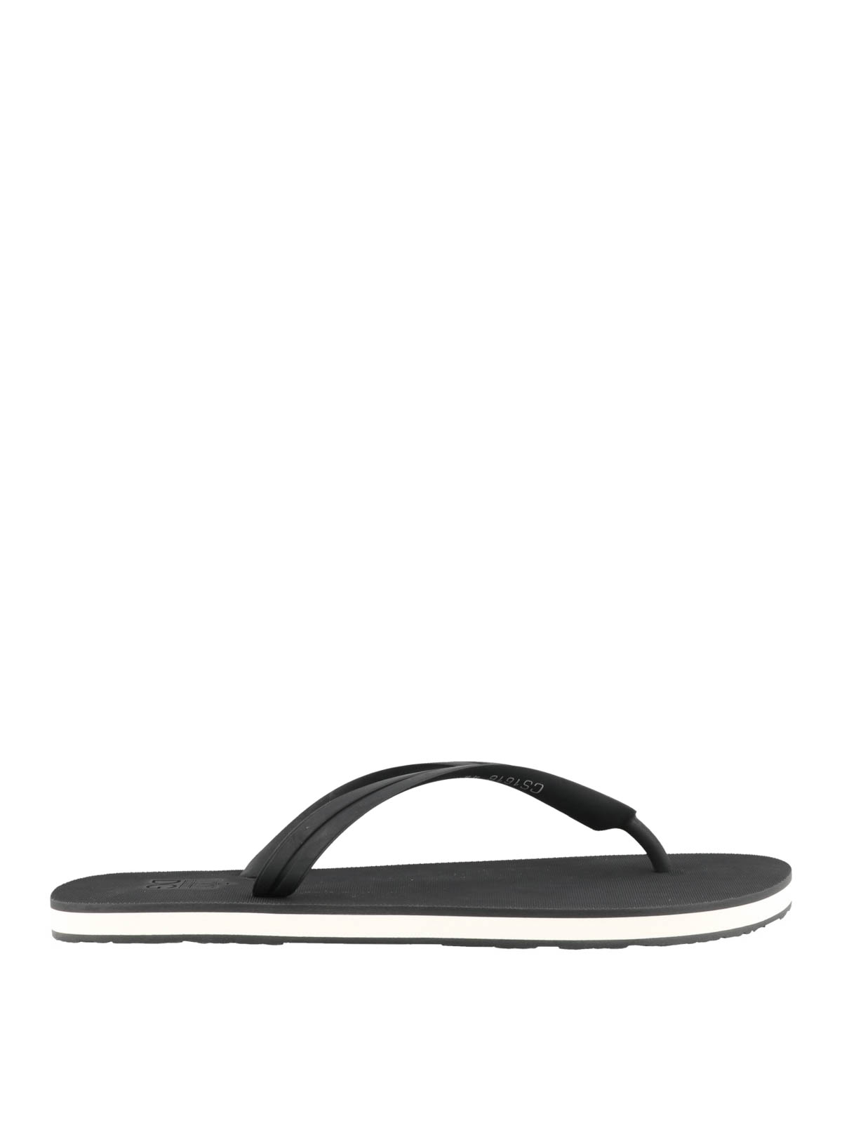 Flip flops Dolce & Gabbana - Black rubber flip-flop - CS1616AU57080999
