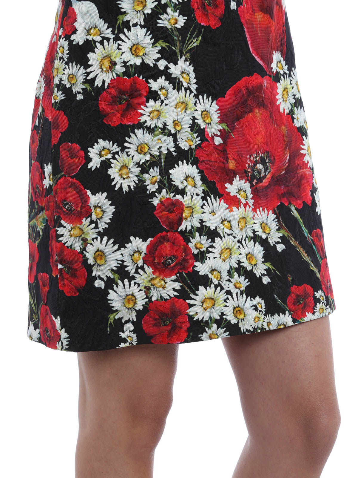 ショートドレス Dolce & Gabbana - Flower print sleeveless dress 