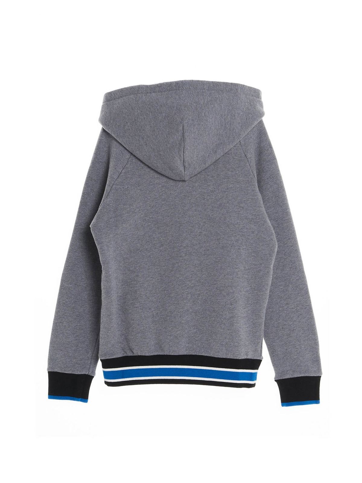 Sweatshirts & Sweaters Dolce & Gabbana Jr - Fabulous DG hoodie in grey ...