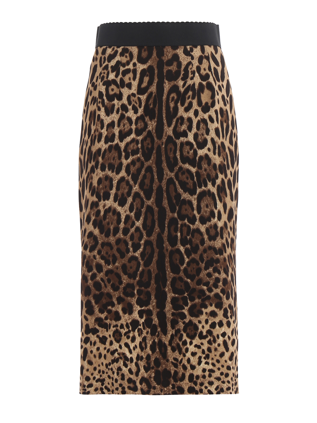 Knee length skirts & Midi Dolce & Gabbana - Animal print viscose pencil ...