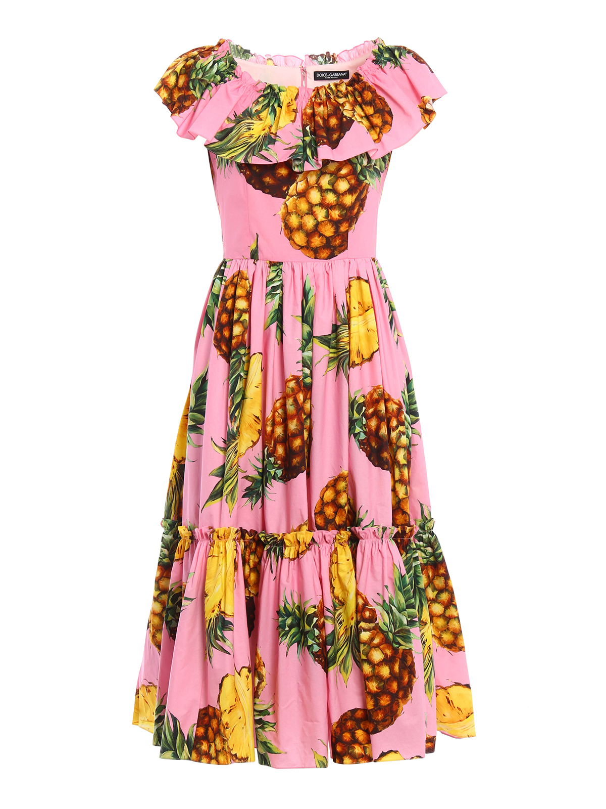 dolce and gabbana pineapple dress