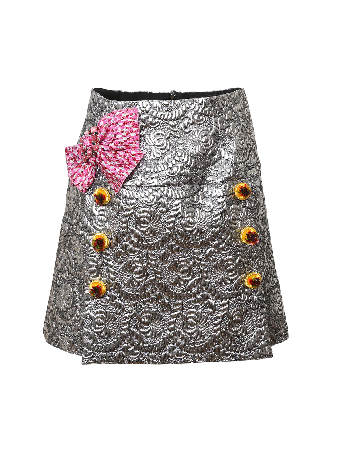 Mini skirts Dolce & Gabbana - Lurex bow jacquard mini skirt 