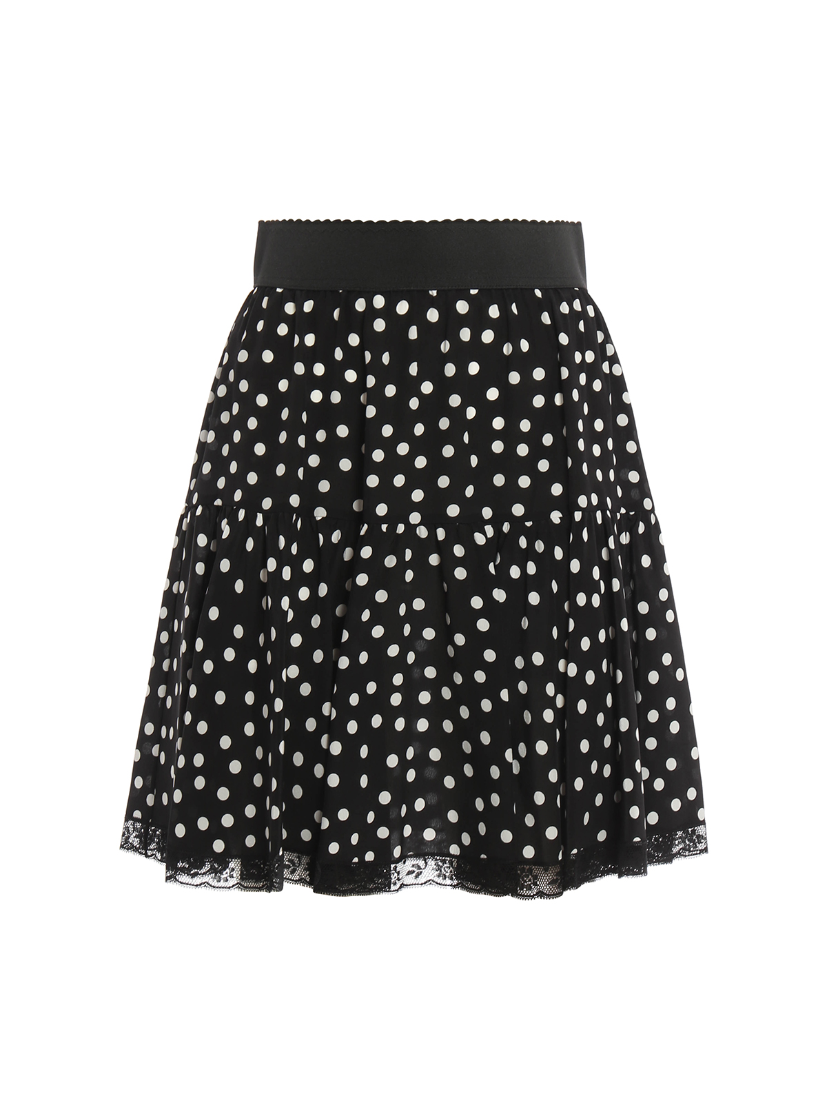 Dolce & Gabbana - Polka dot flared skirt - mini skirts - F4AXETFS1RIHNBDW