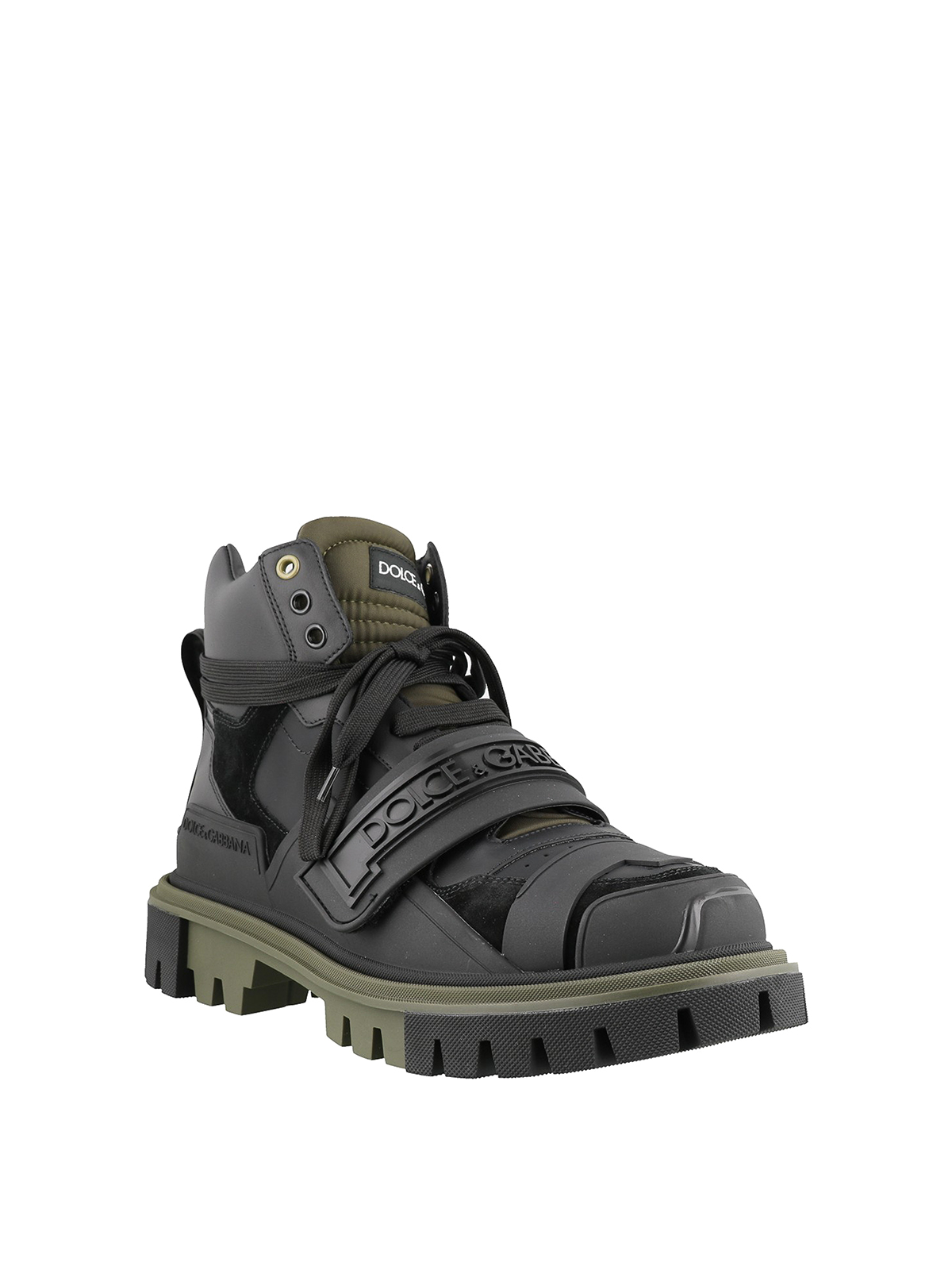 Ankle boots Dolce & Gabbana - Trekking-style ankle boots with logo 