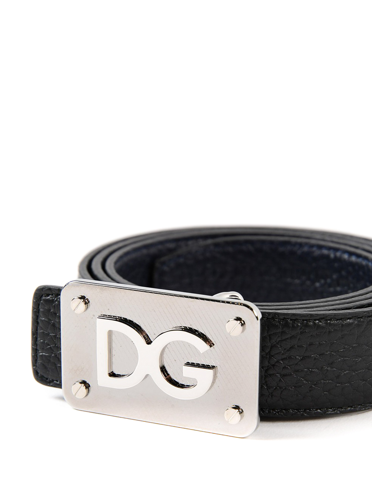 dolce and gabbana belt blue