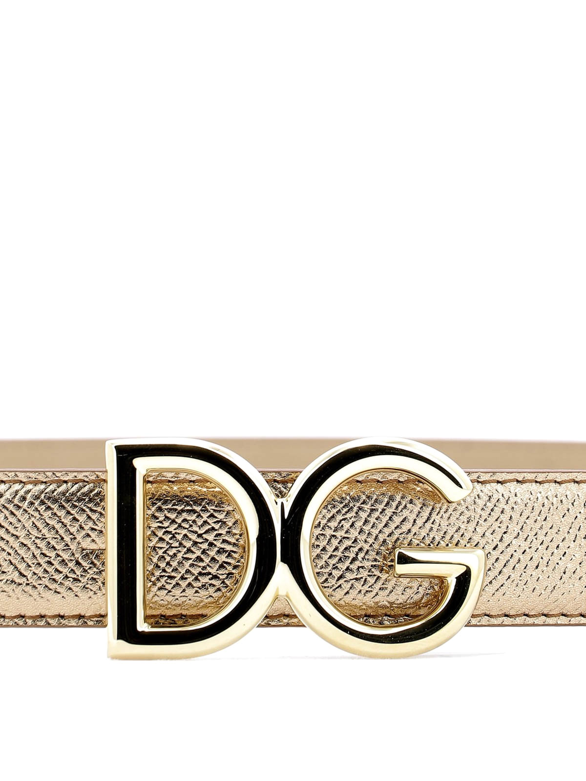 dolce & gabbana logo buckle belt